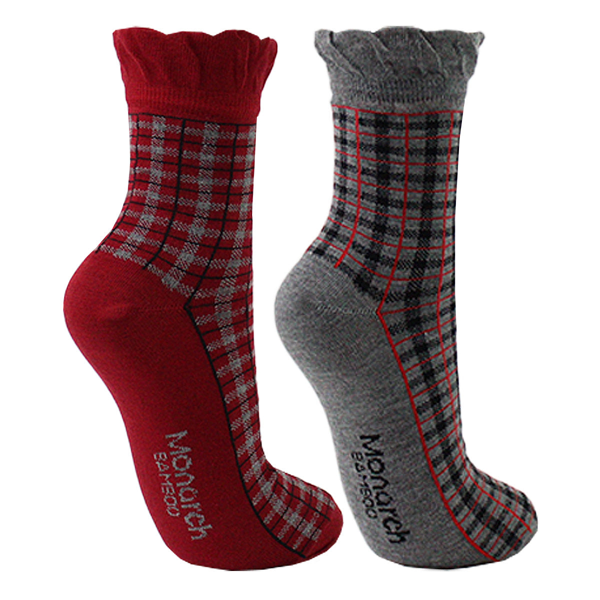 Monarch - Calcetín Bamboo Diseño Vuelos Escoses Largo 3/4