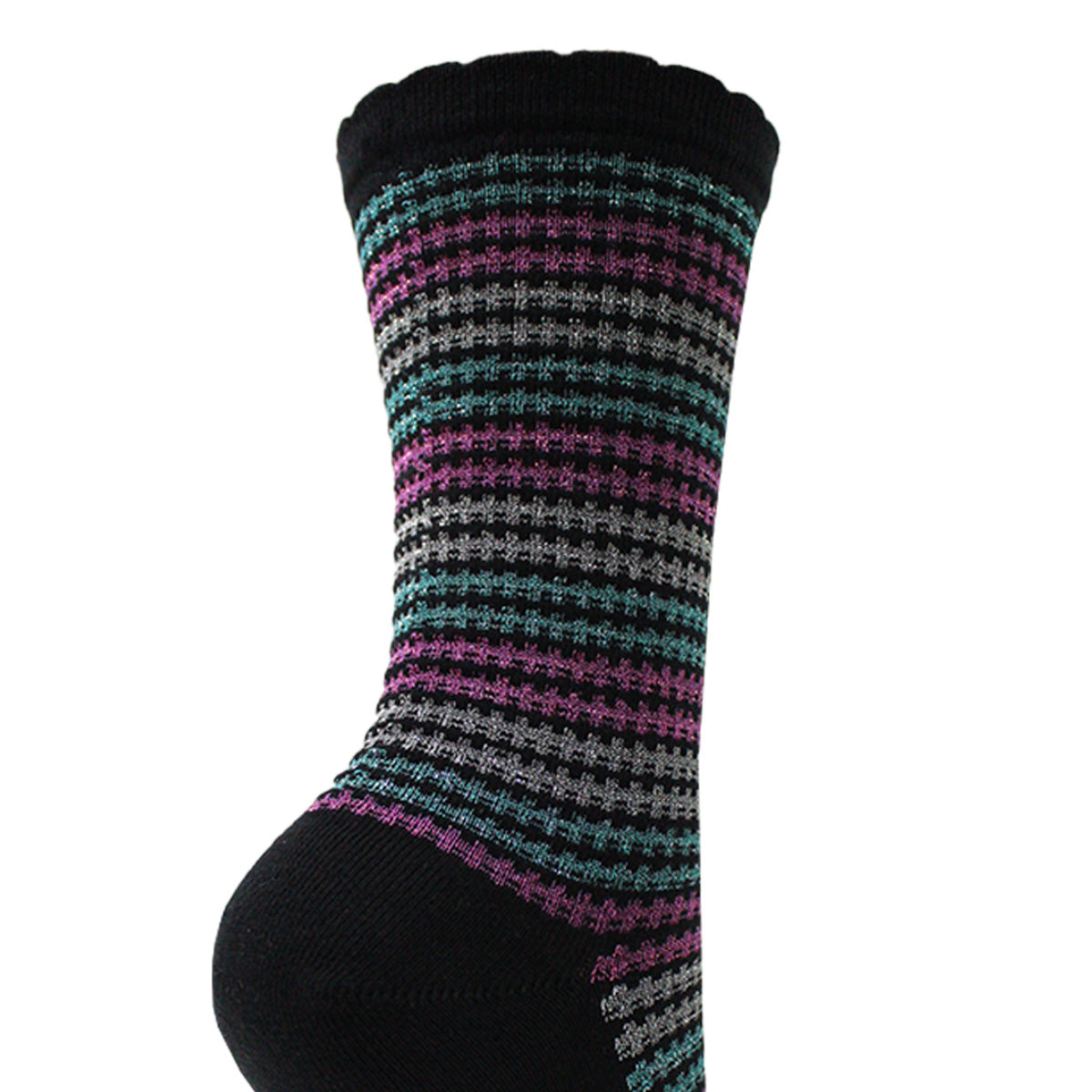 Monarch - 2 Pares Calcetín Bamboo Diseño Lurex