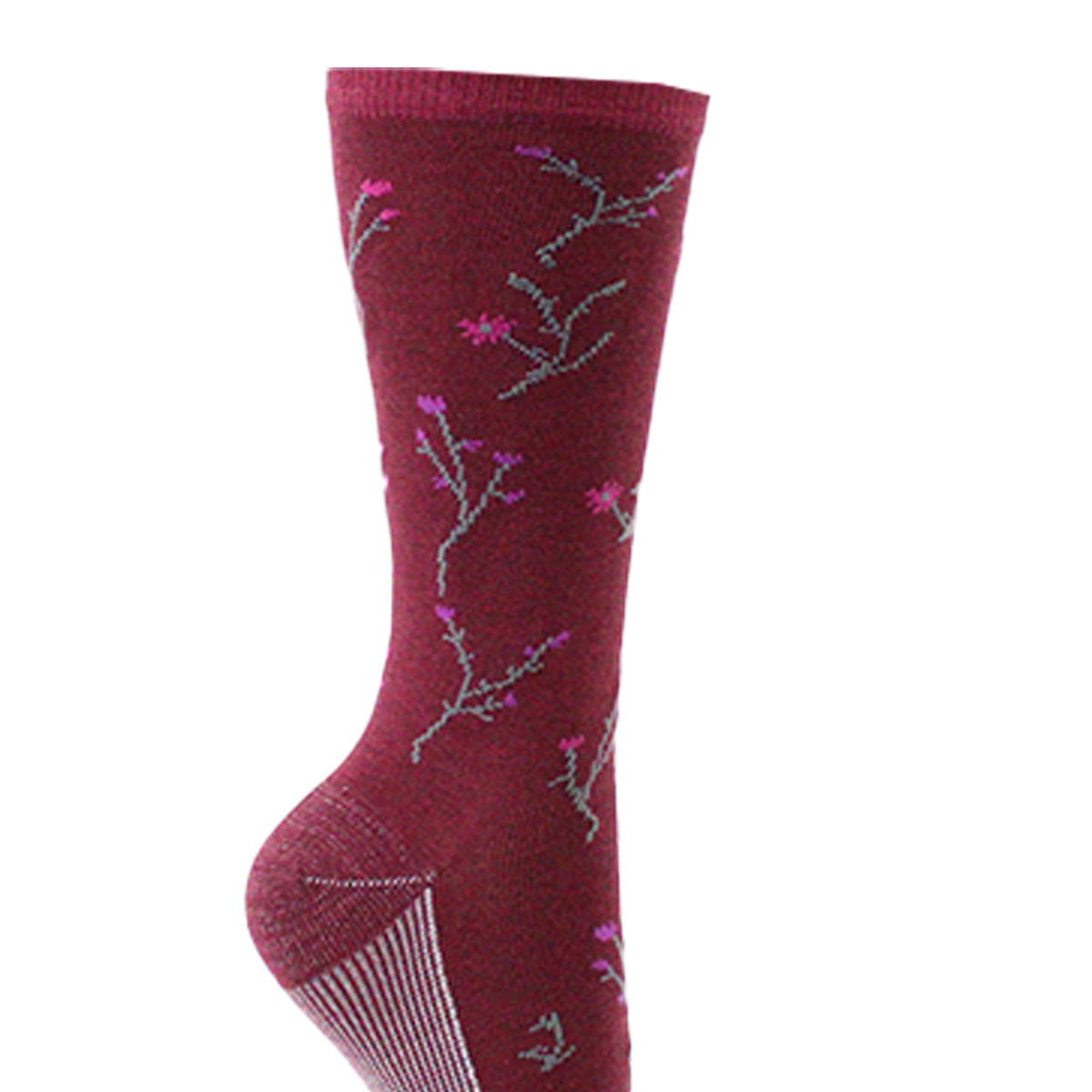 Monarch - 2 Pares Calcetín Cobre + Algodón Diseño Puntos Largo 3/4