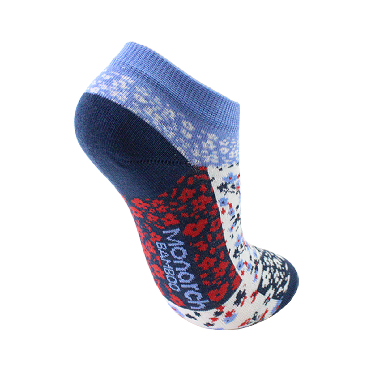 Monarch - 2 Pares Calcetín Bamboo Largo 0/4 Patchwork