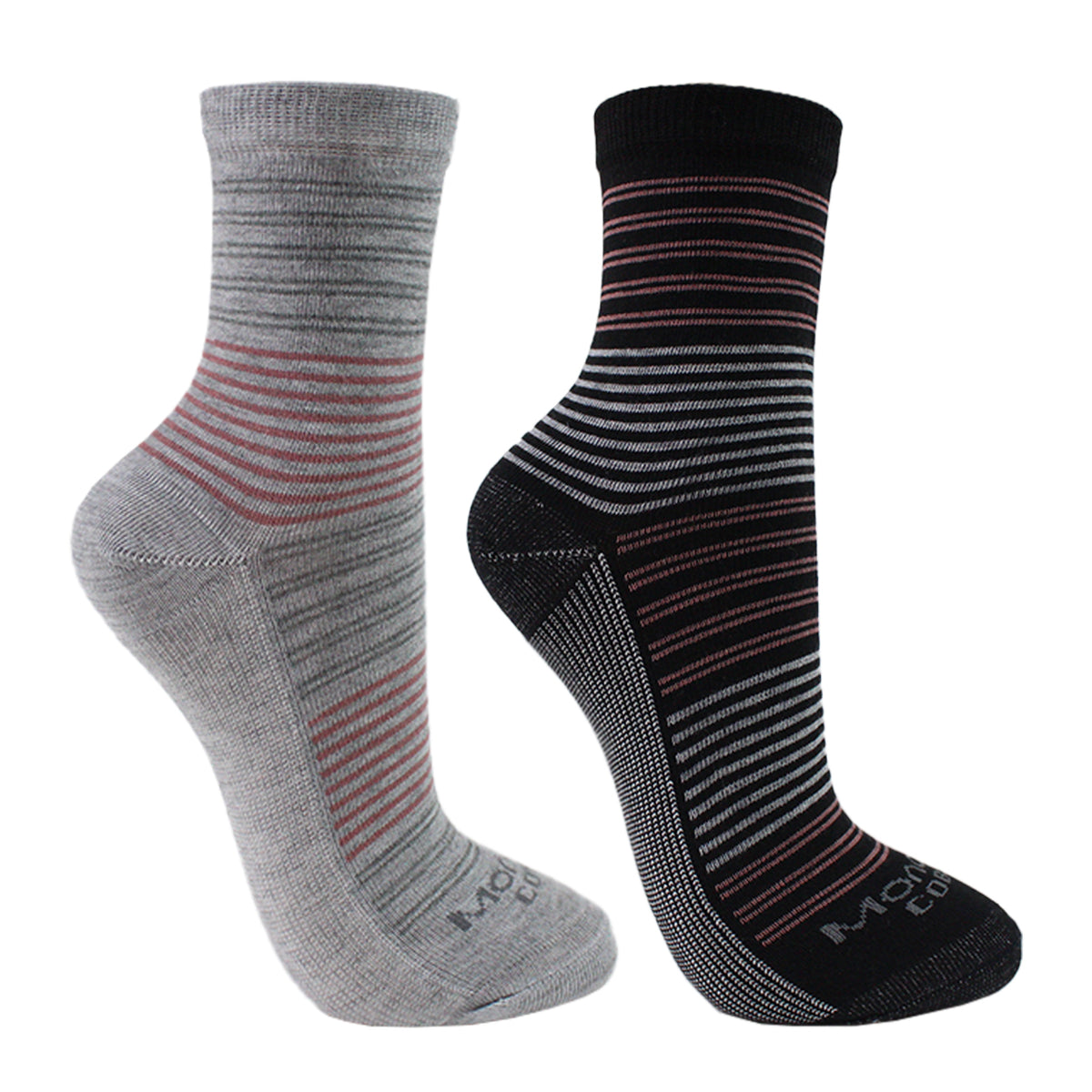 Monarch - 2 Pares Calcetín Cobre Rayas