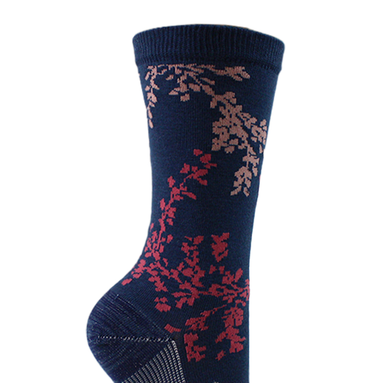 Monarch - 2 Pares Calcetín Cobre Flores