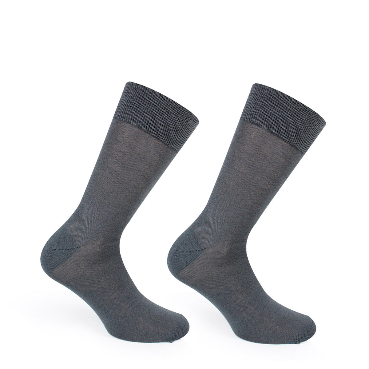 Monarch - 2 Pares Calcetín Liso Hilo Largo Americano