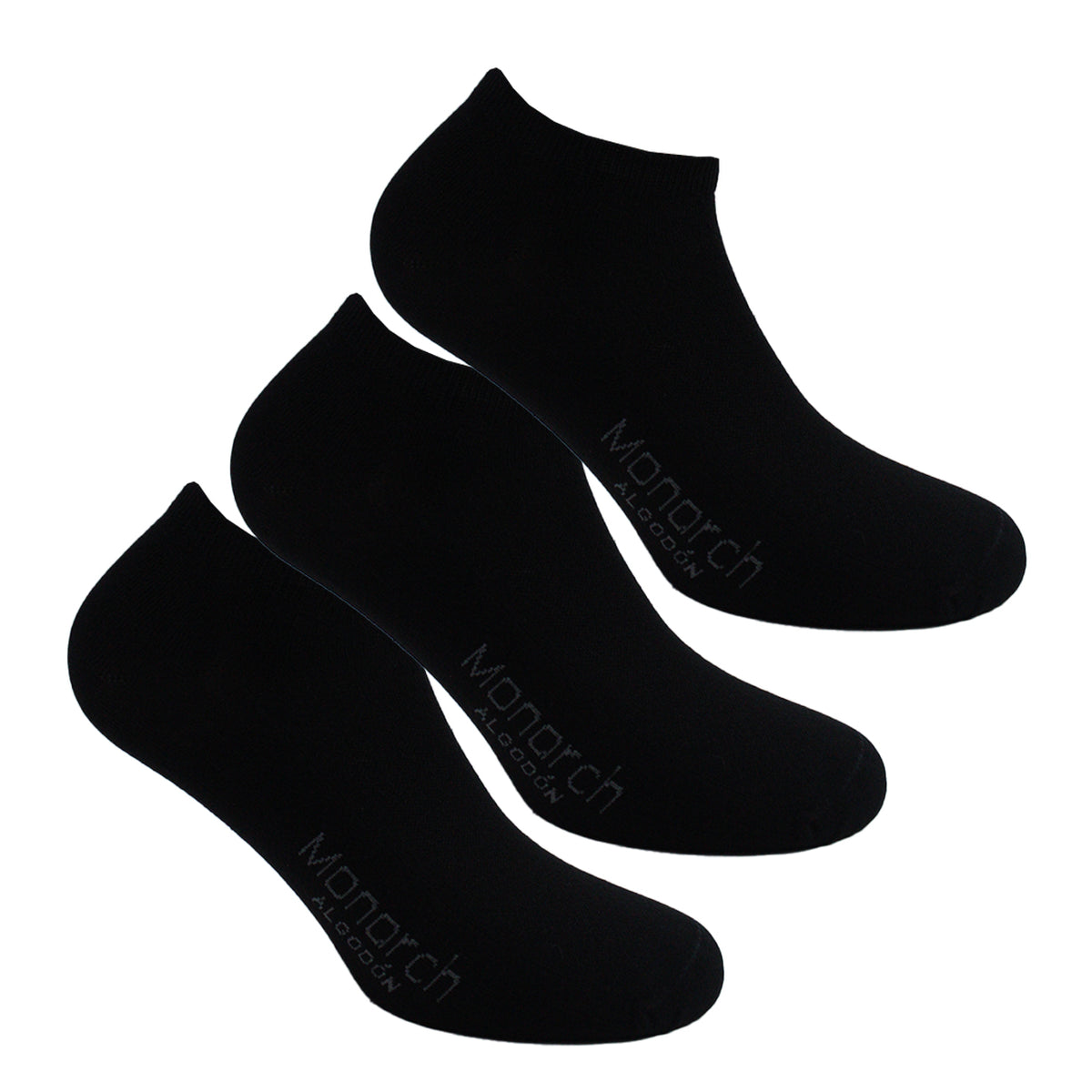 Monarch - 3 Pares Calcetín Largo 0/4 Algodón