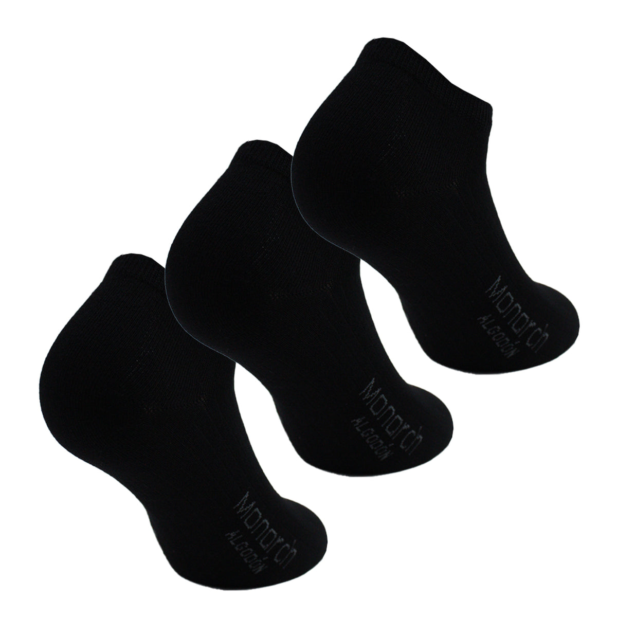 Monarch - 3 Pares Calcetín Largo 0/4 Algodón
