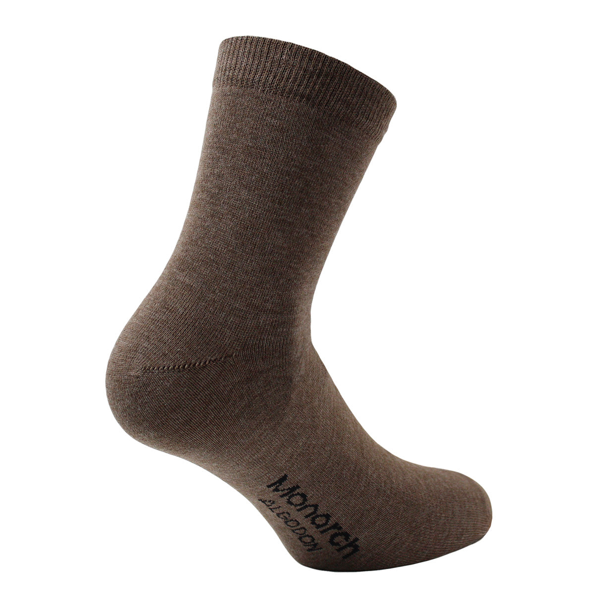 Monarch - 3 Pares Calcetín Algodón Liso Largo 2/4