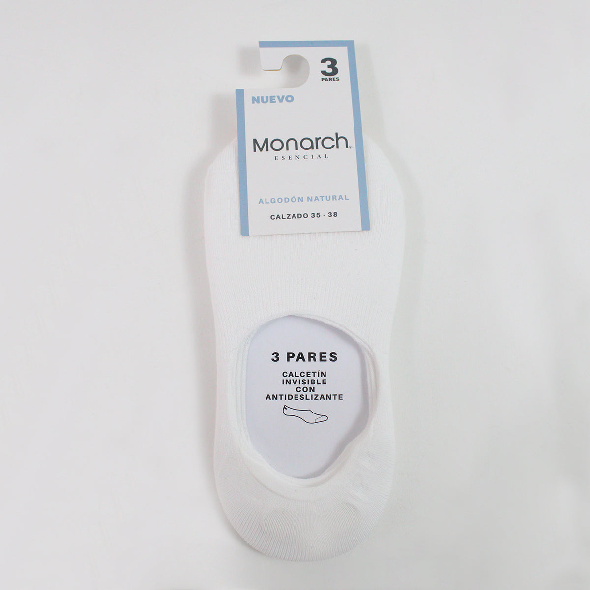 Monarch - Calcetin Algodón Invisible