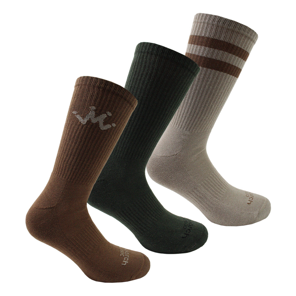 Monarch - 3 Pares Calcetín Bamboo Urbano Largo 3/4