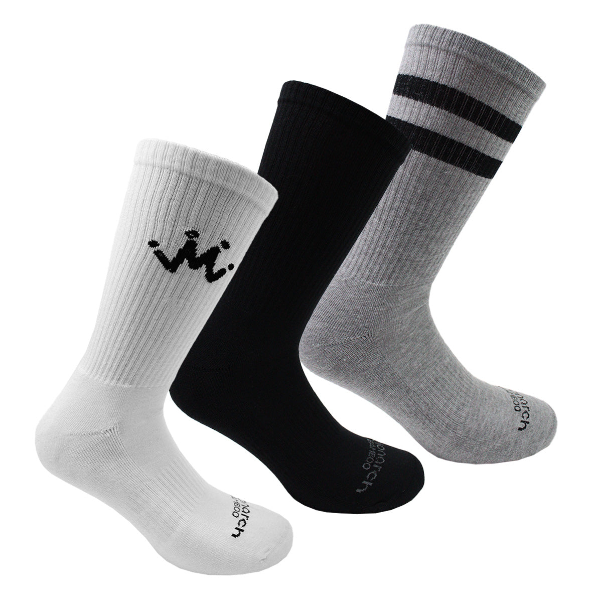 Monarch - 3 Pares Calcetín Bamboo Urbano Largo 3/4