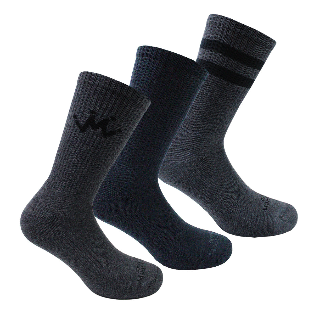 Monarch - 3 Pares Calcetín Bamboo Urbano Largo 3/4