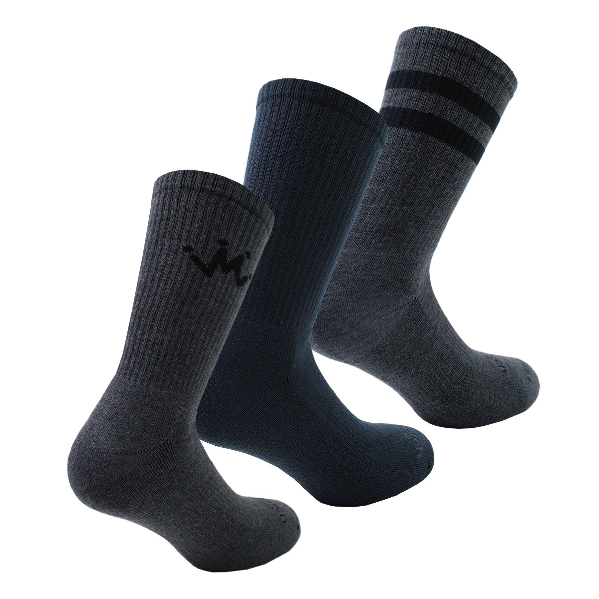 Monarch - 3 Pares Calcetín Bamboo Urbano Largo 3/4