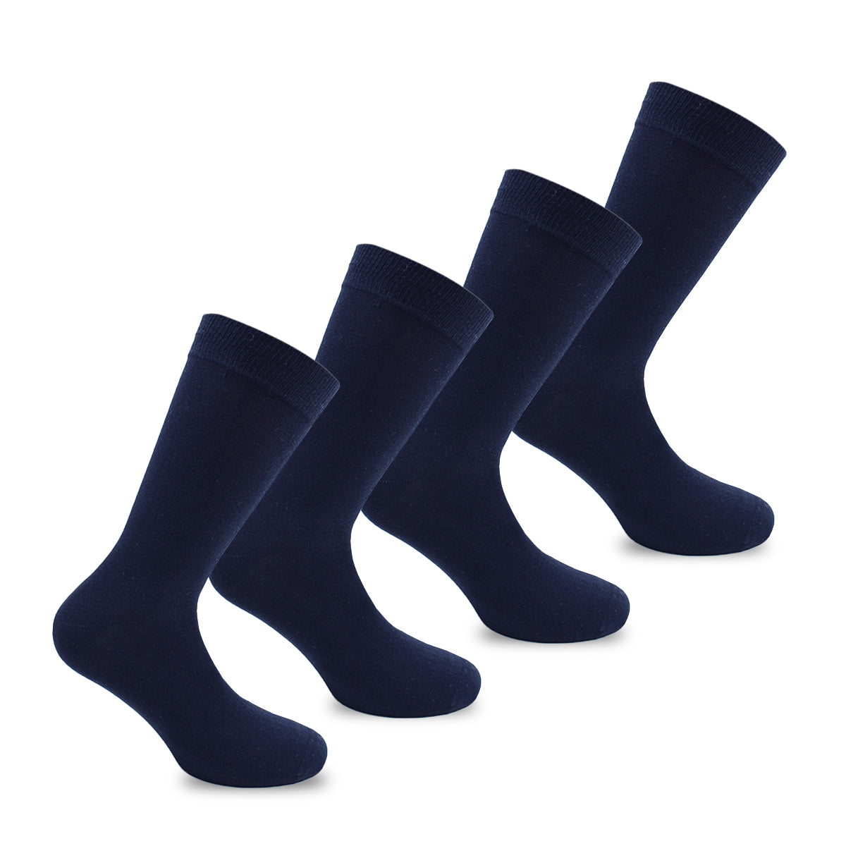 Monarch - 4 Pares Calcetín Algodón Liso