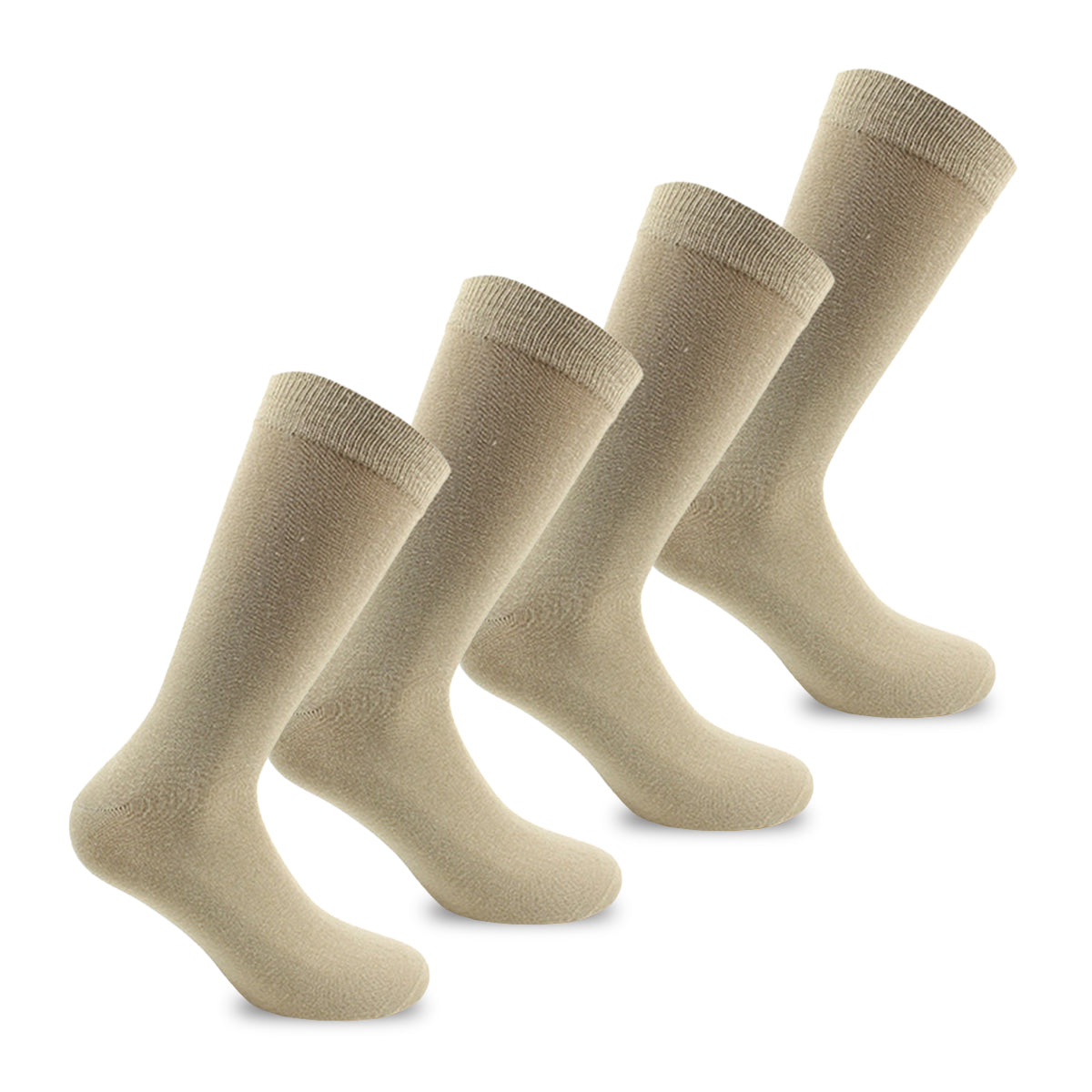 Monarch - 4 Pares Calcetín Algodón Liso