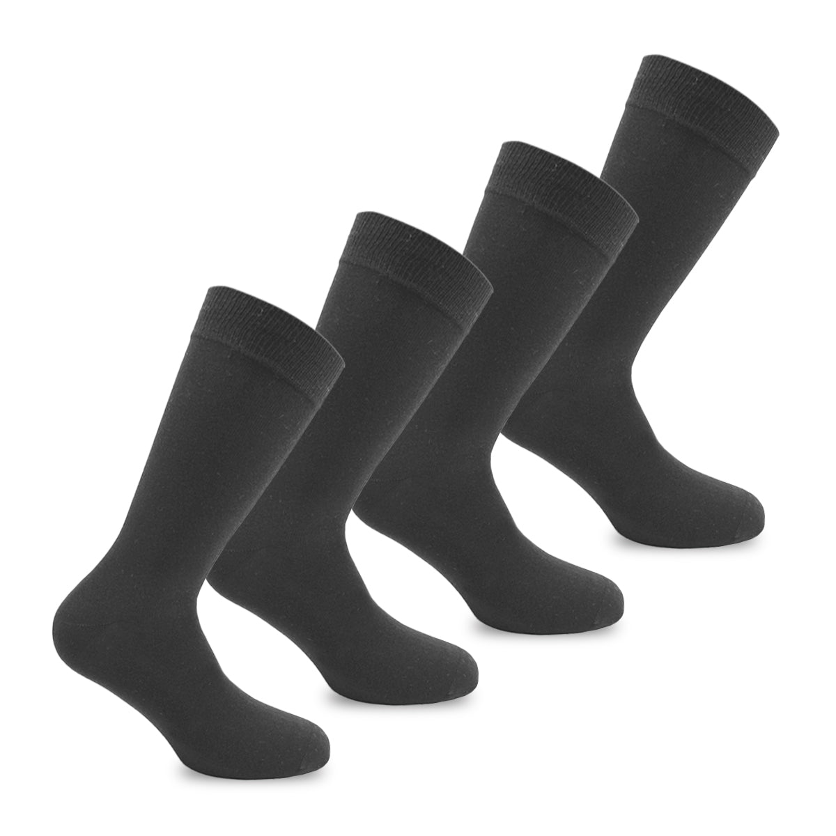Monarch - 4 Pares Calcetín Algodón Liso