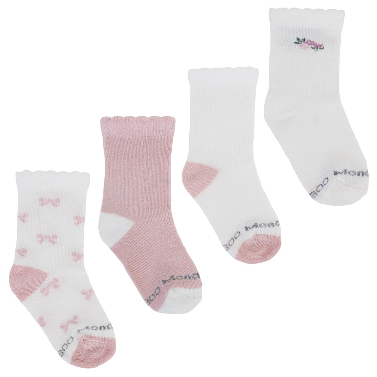 Monarch - 4 Pares Calcetín Bamboo Cinta