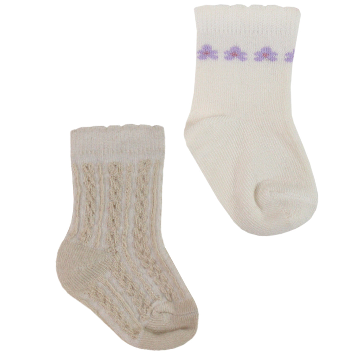 Monarch - 4 Pares Calcetín Bamboo Flores