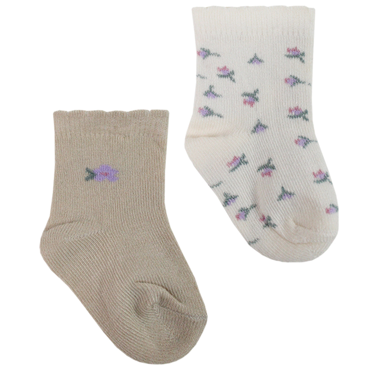 Monarch - 4 Pares Calcetín Bamboo Flores