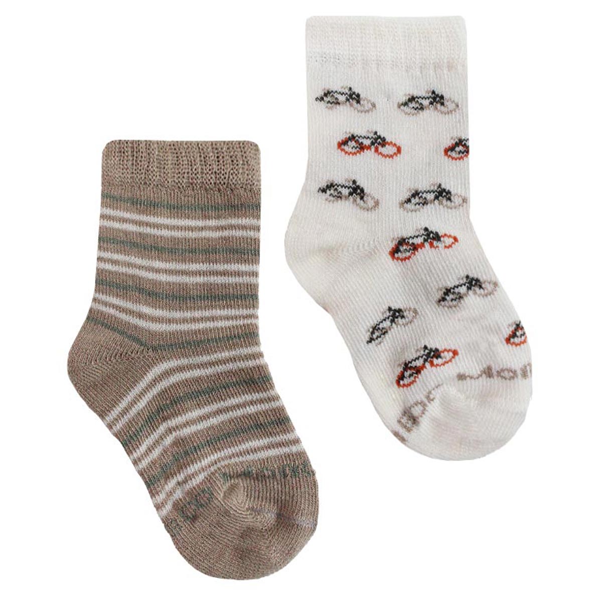 Monarch - 4 Pares Calcetín Bamboo Moto