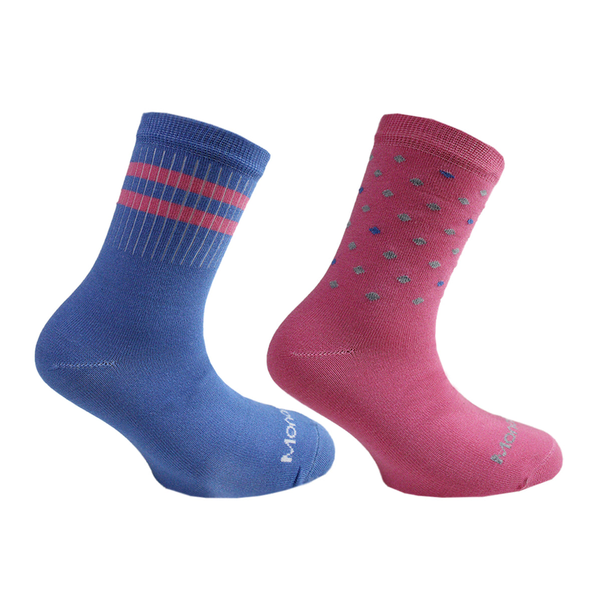 4 Pares Calcetín Bamboo Puntitos 3/4