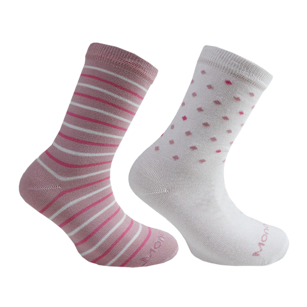 4 Pares Calcetín Bamboo Puntitos 3/4