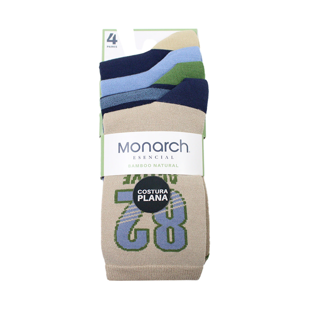 Monarch - Calcetin Bamboo Numero 82 Largo 3/4