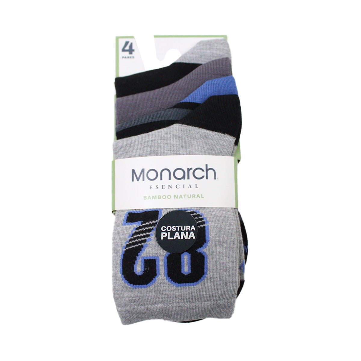 Monarch - Calcetin Bamboo Numero 82 Largo 3/4