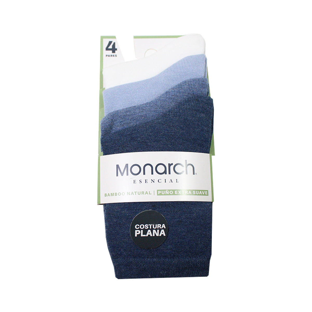 Monarch - Calcetin Bamboo Puño Suave Largo 2/4