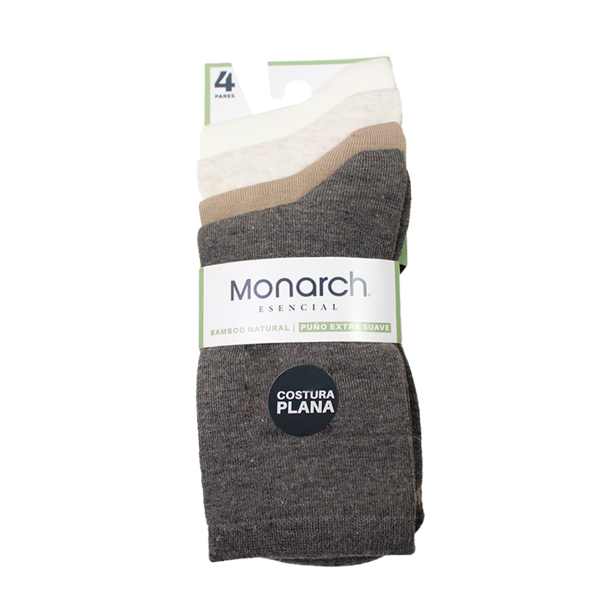 Monarch - Calcetin Bamboo Puño Suave Largo 2/4