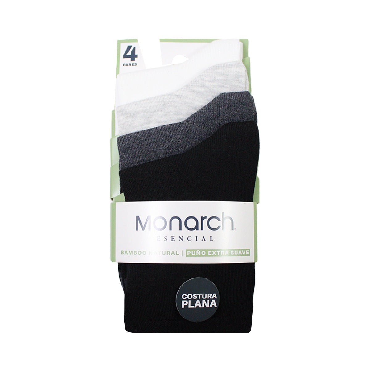 Monarch - Calcetin Bamboo Puño Suave Largo 2/4