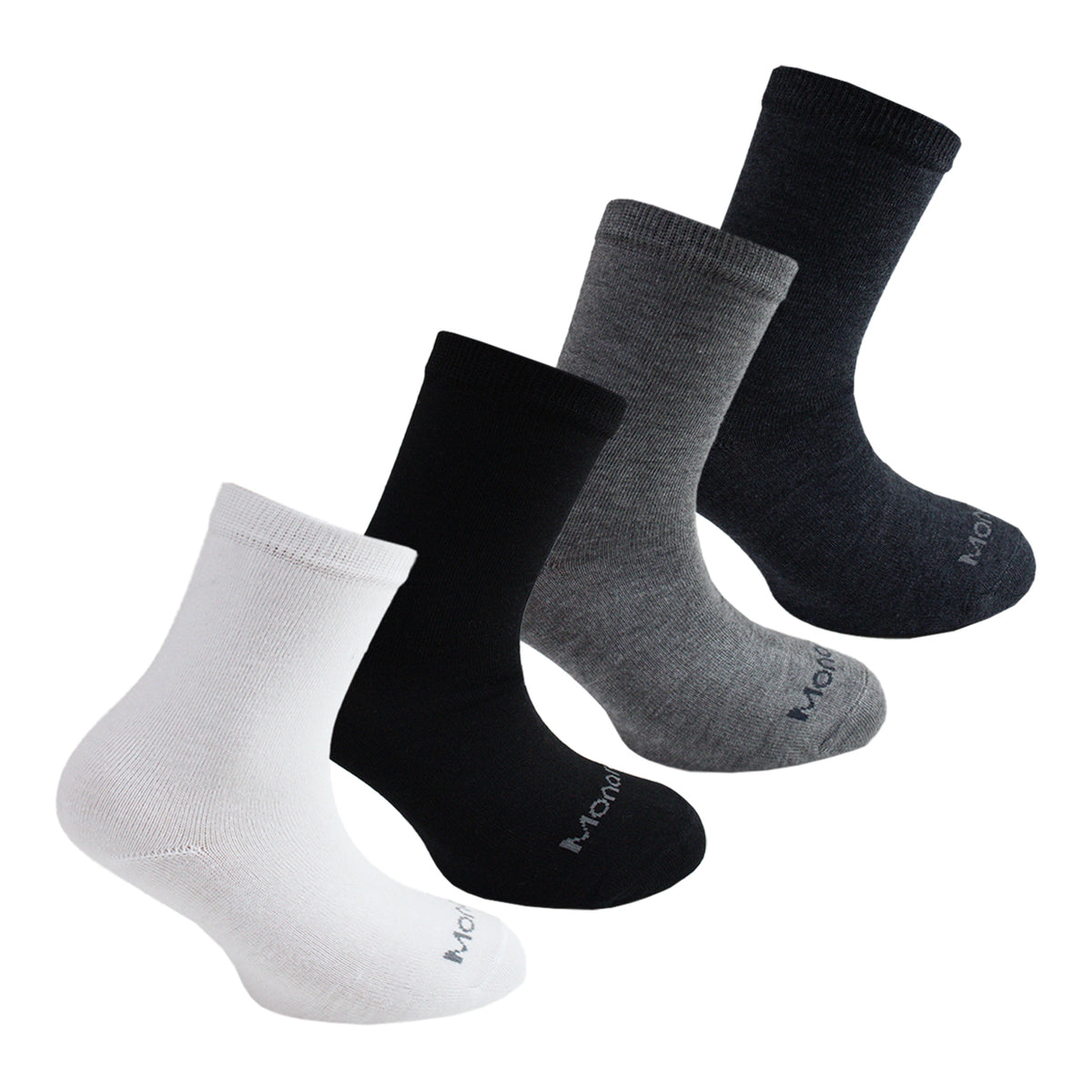 4 Pares Calcetín Bamboo Puño Suave Largo 2/4