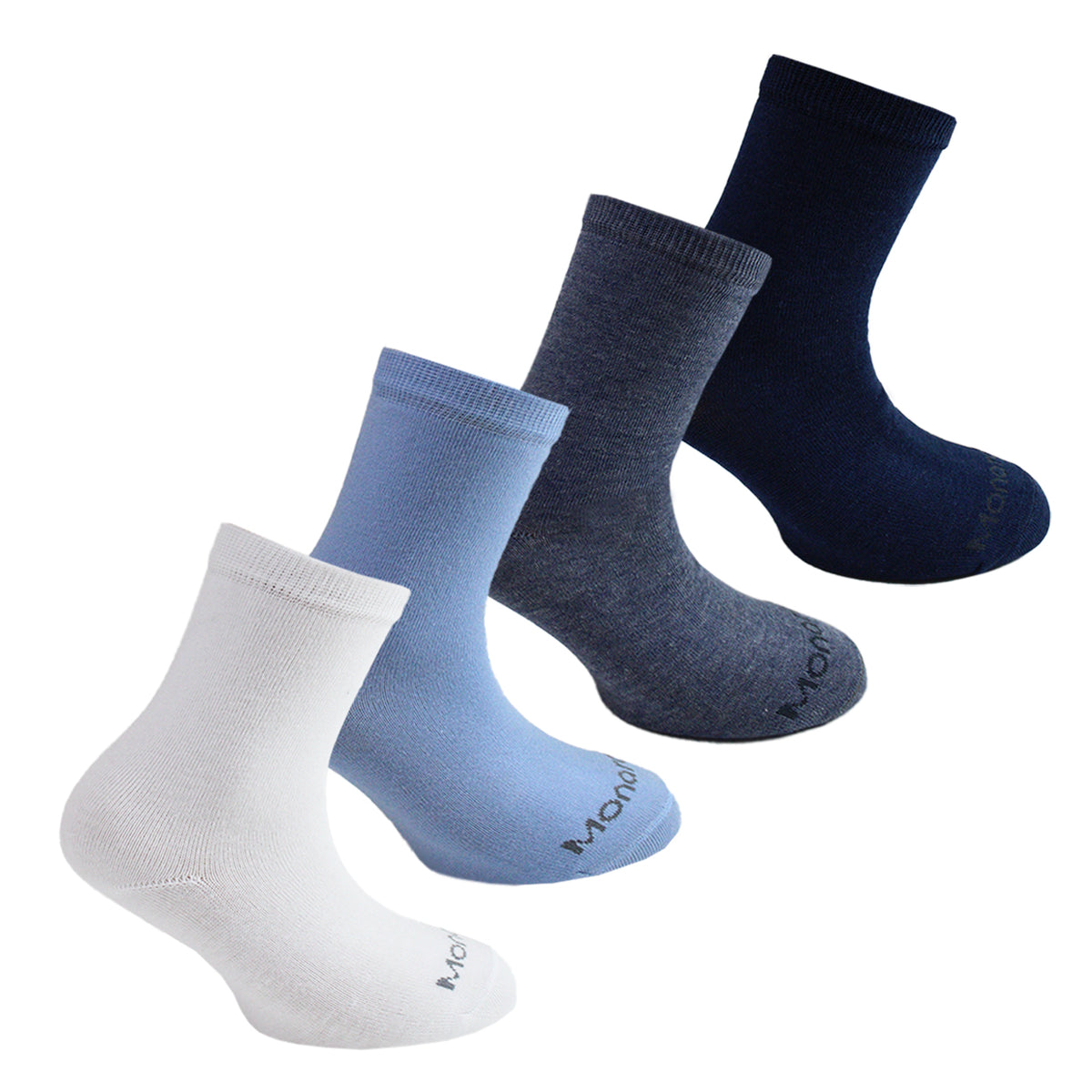 4 Pares Calcetín Bamboo Puño Suave Largo 2/4