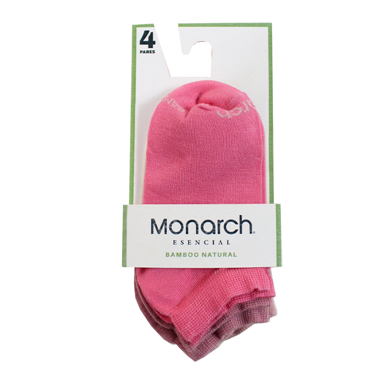 Monarch - 4 Pares Calcetín Bamboo Largo 0/4 Basic