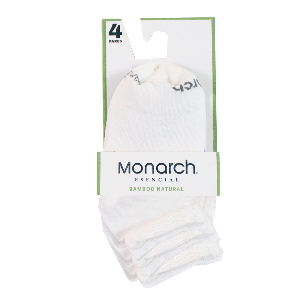 Monarch - 4 Pares Calcetín Bamboo Largo 0/4 Basic