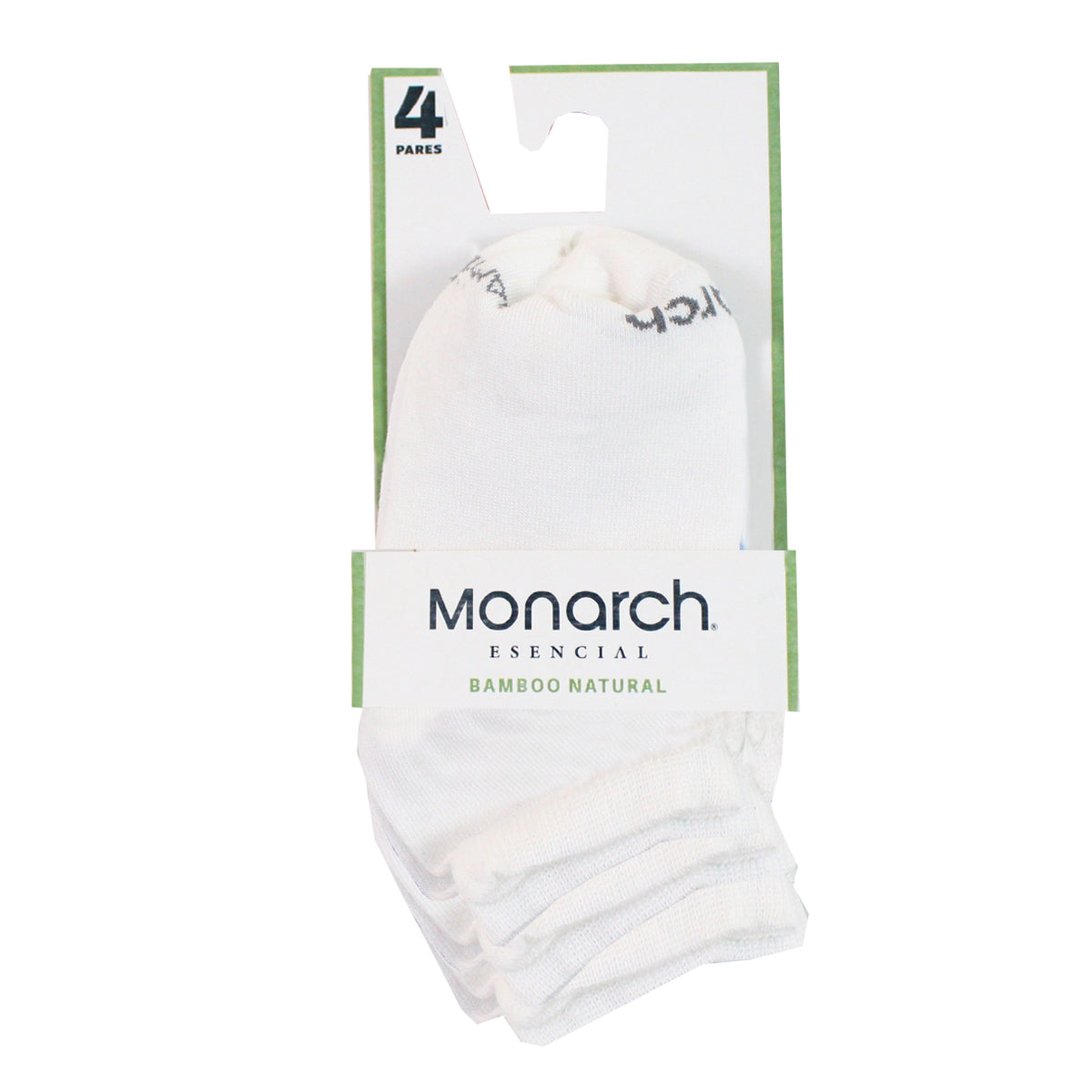 Monarch - 4 Pares Calcetín Bamboo Largo 0/4 Basic