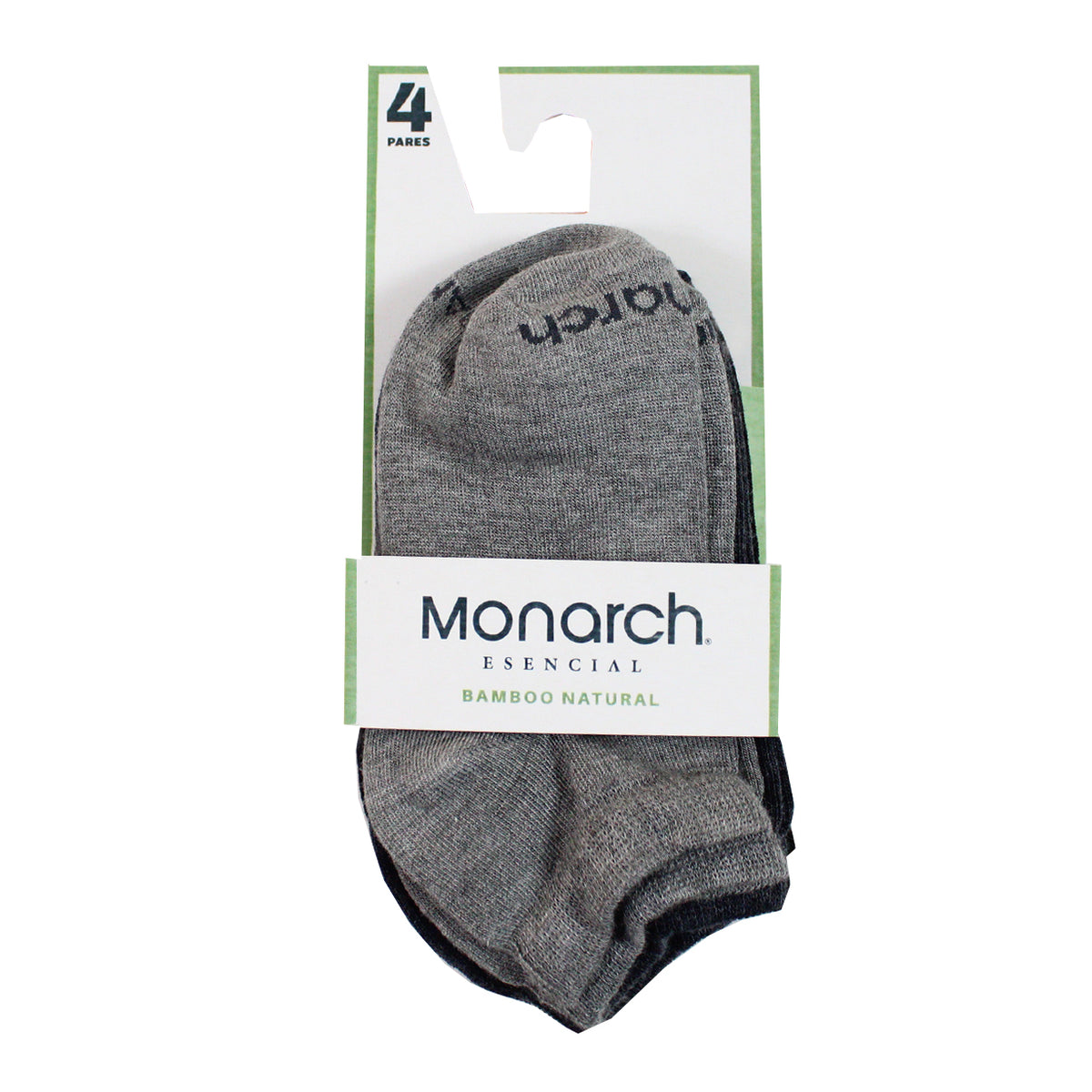 Monarch - 4 Pares Calcetín Bamboo Largo 0/4 Basic