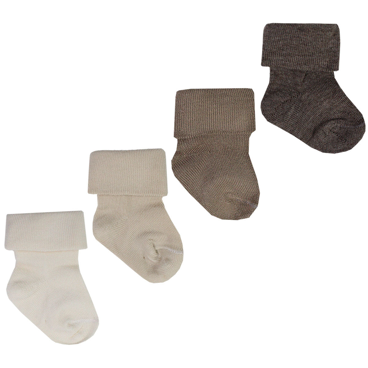 Monarch - 4 Pares Calcetines Bamboo Con Vuelta