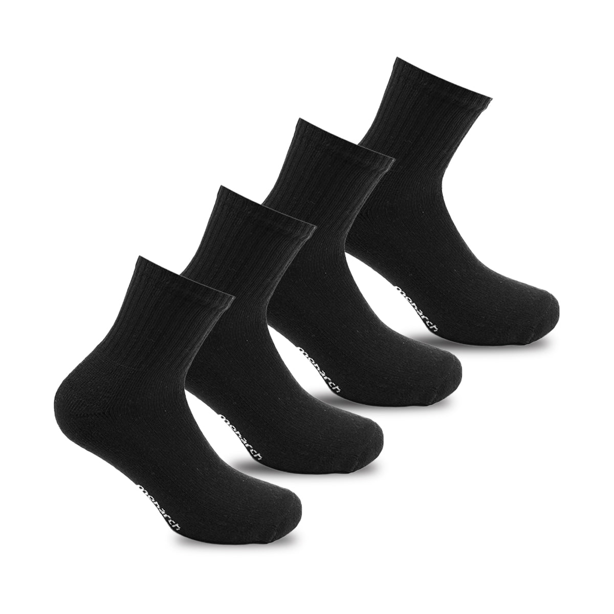 Monarch - 4 Pares Calcetín Algodón Deportivo Largo 2/4