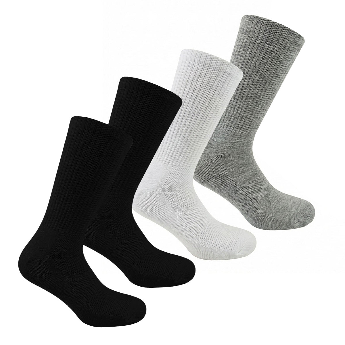 Monarch - 4 Pares Calcetín Algodón Deportivo Largo 2/4