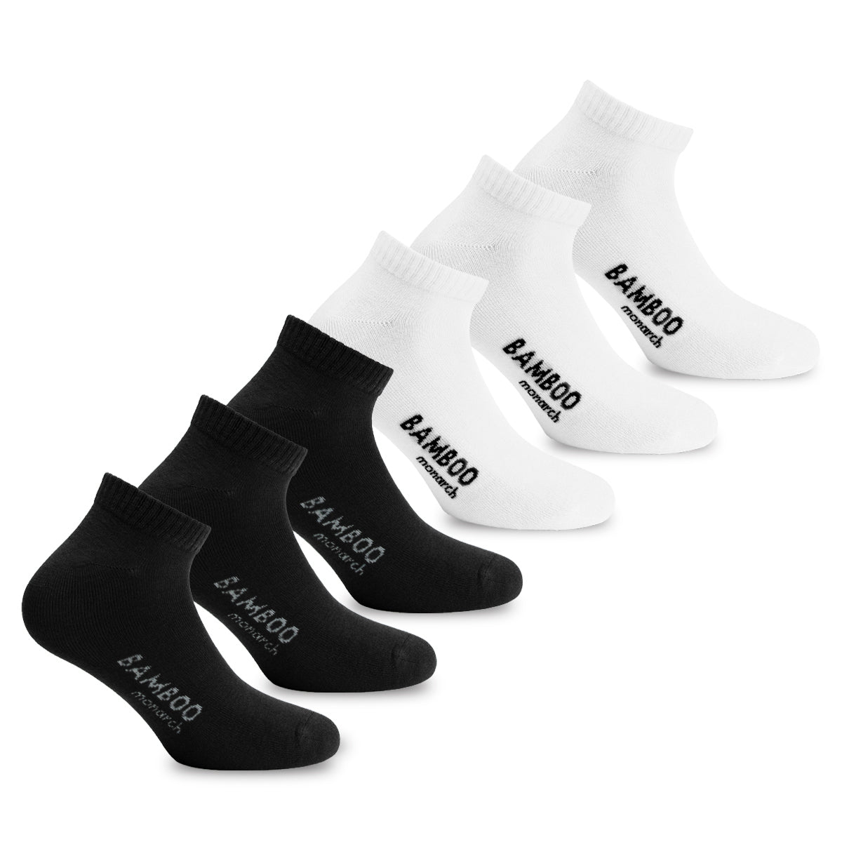 Monarch - 6 Pares Calcetines Bamboo Escolar