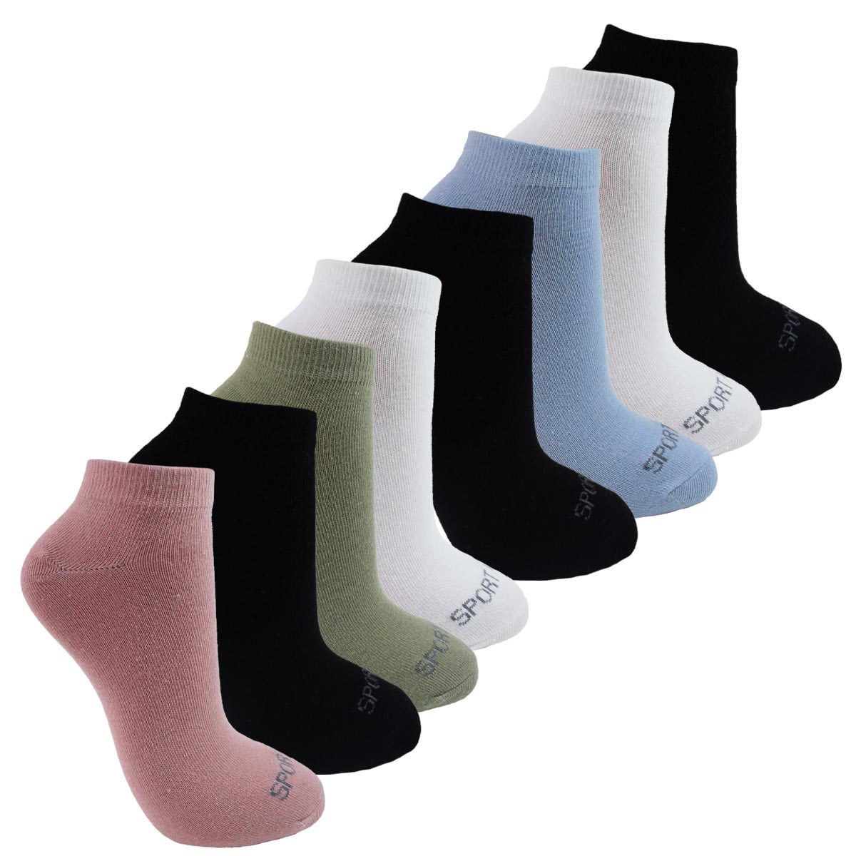 Monarch - 8 Pares Calcetín Sport Xpert 0/4