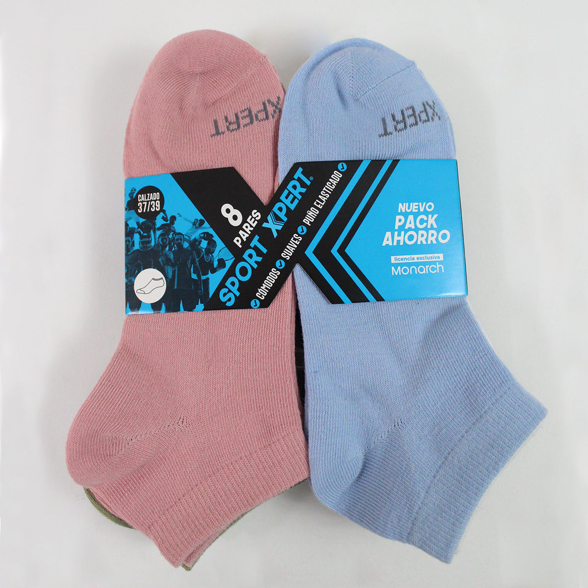 Monarch - 8 Pares Calcetín Sport Xpert 0/4