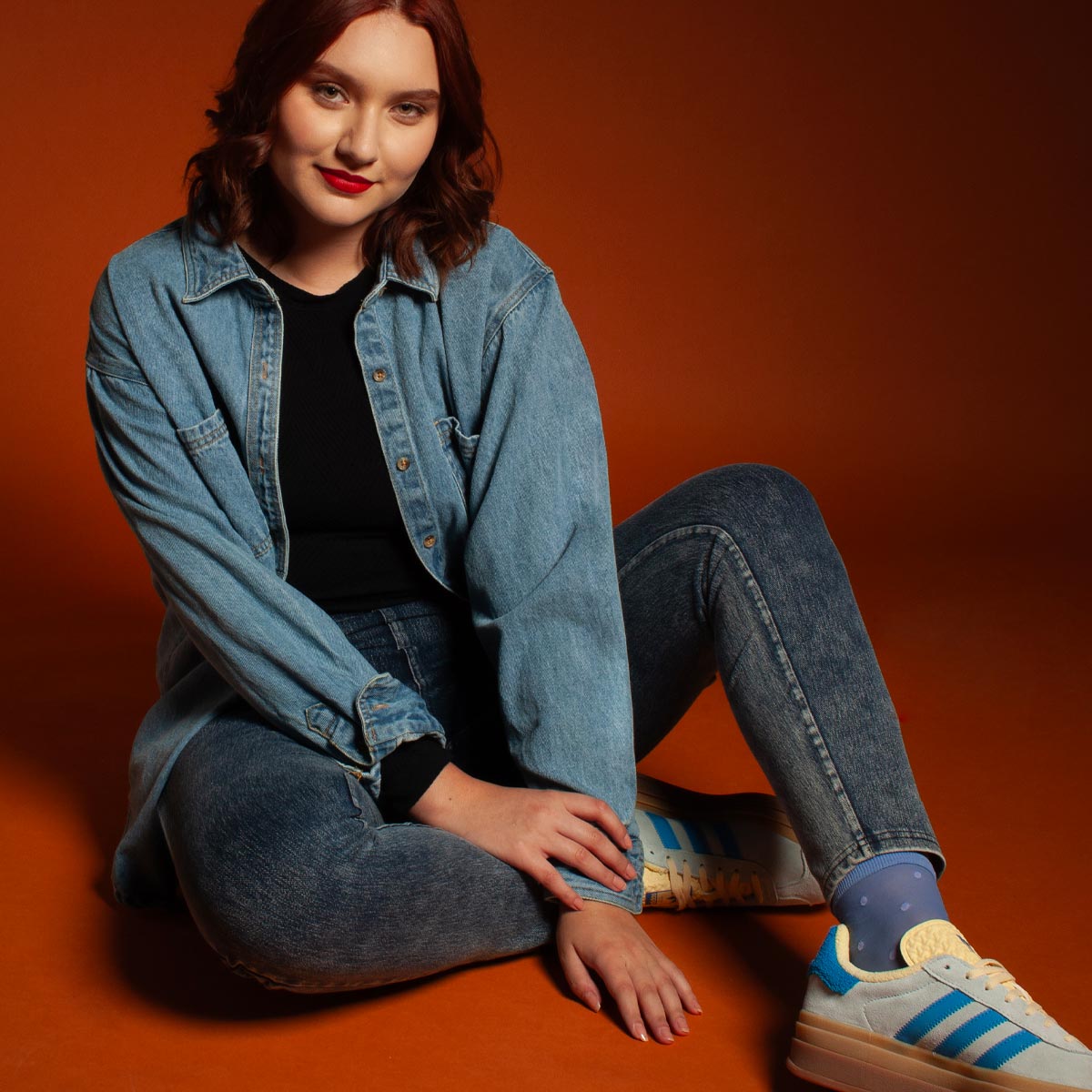 Monarch - Leggings Mezclilla