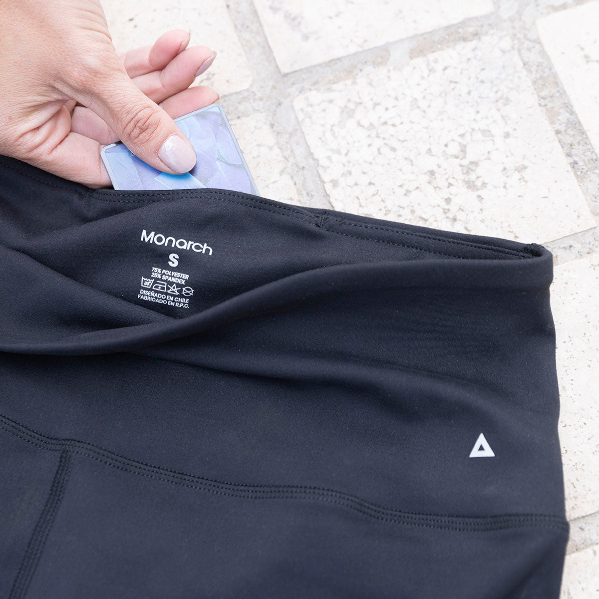 Monarch - Calza Biker Sport Negro