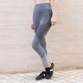 Monarch - Calza Seamless 3/4 Jaspeado Marengo