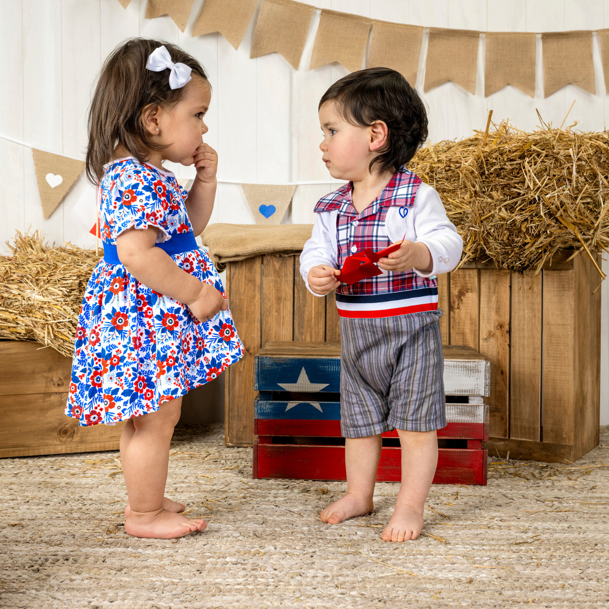 Bambino - Vestido Body Algodón Flor