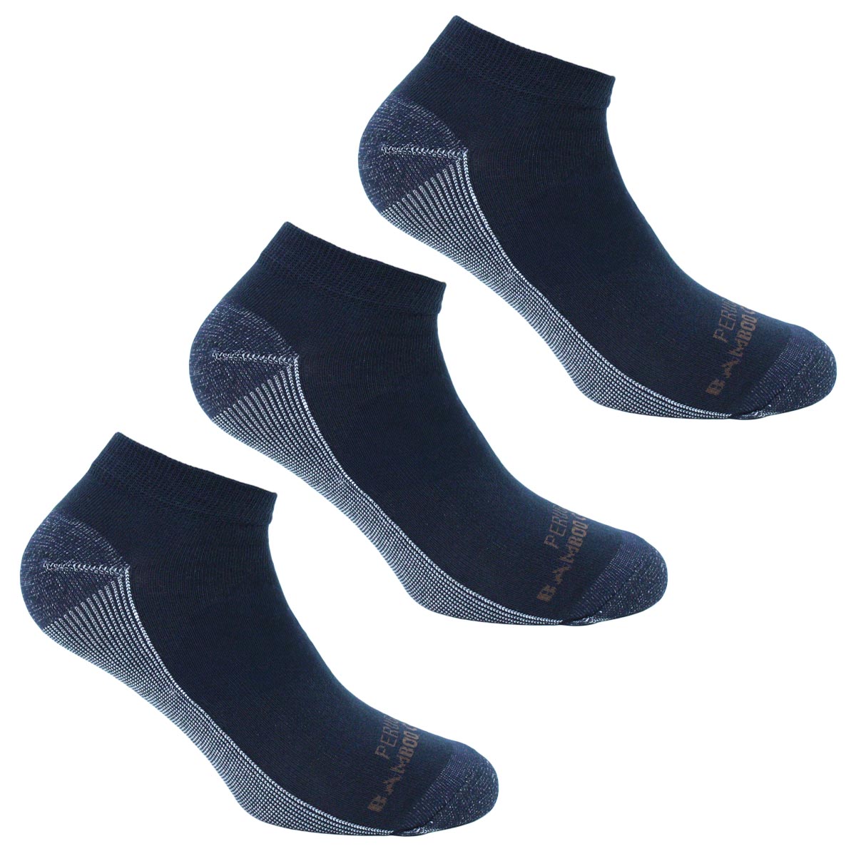 Peruggi - 3 Pares Calcetin Cobre + Bamboo Corto Largo 0/4