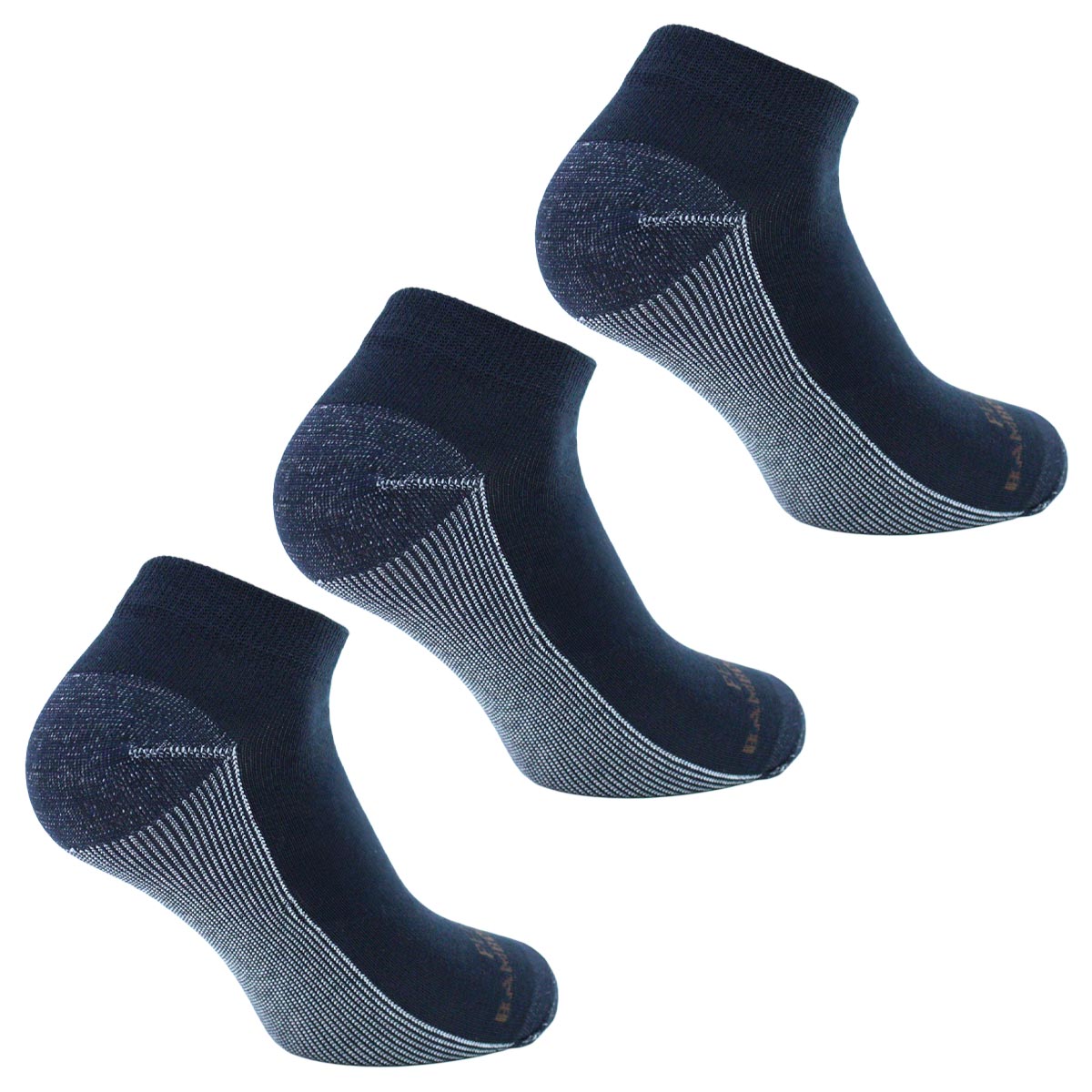 Peruggi - 3 Pares Calcetin Cobre + Bamboo Corto Largo 0/4