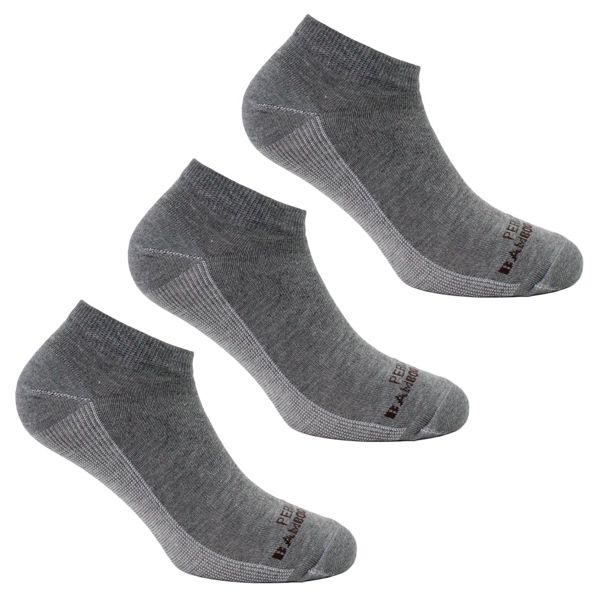 Peruggi - 3 Pares Calcetin Cobre + Bamboo Corto Largo 0/4