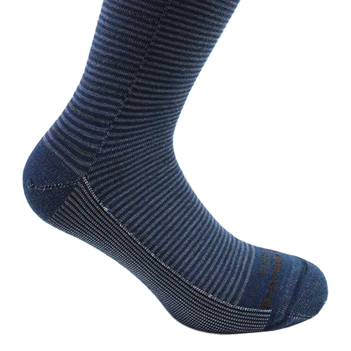 Peruggi - 2 Pares Calcetín Cobre + Bamboo Diseño Largo Americano