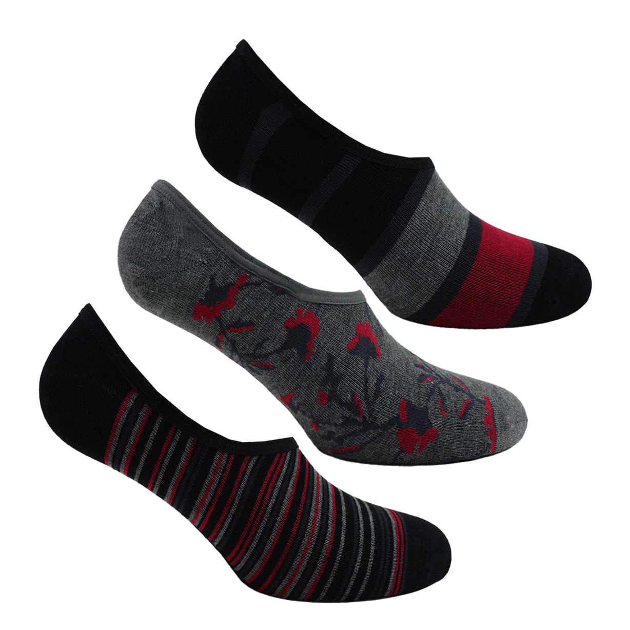 Peruggi - 3 Pares Calcetín Bamboo Multiray